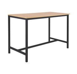 High table Swap L 160 x H 110 x D 80 cm top in light oak