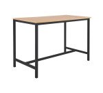 Table haute Swap H 110 x P 80 cm pieds métal