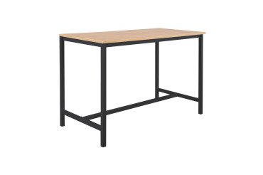 Table haute Swap H 110 x P 80 cm pieds métal