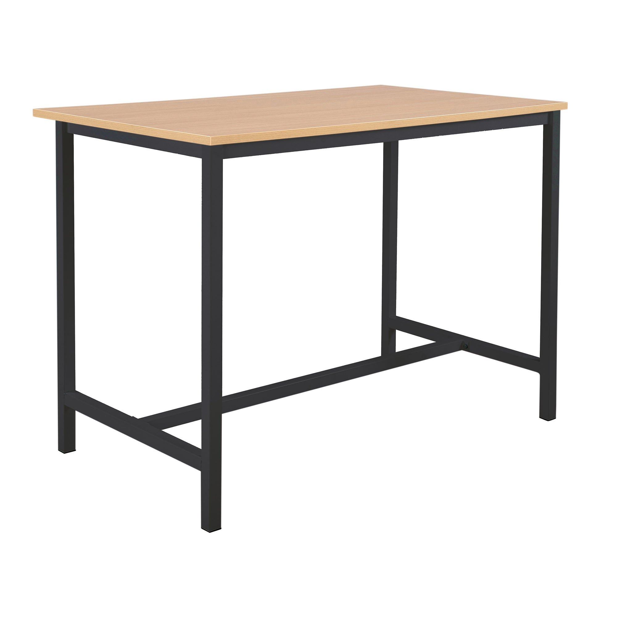 Table haute Swap H 110 x P 80 cm pieds métal