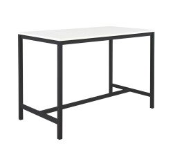 Table haute Swap L160 x H 110 x P 80 cm Blanc