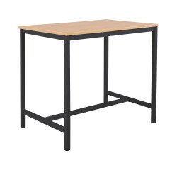 High table Swap L 120 x H 110 x D 80 cm top in light oak