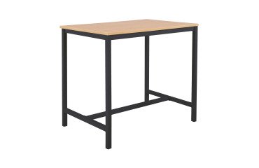 High table Swap L 120 x H 110 x D 80 cm top in light oak