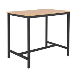 High table Swap L 120 x H 110 x D 80 cm top in light oak