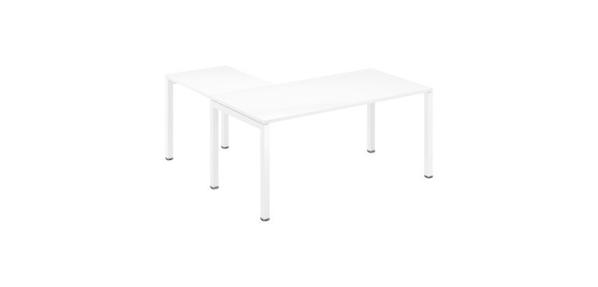 Scrivania con angolare integrato Arko 160 x 160 cm gambe in metallo