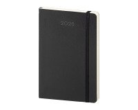 En_agenda con elastico 9x14 settimanale nero 150