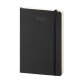 Agenda con elastico 2026 9x14 cm settimanale nera 150 pagine copertina flessibile