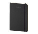 Agenda con elastico 2026 9x14 cm settimanale nera 150 pagine copertina flessibile
