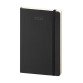 Agenda con elastico 2026 13x21 cm settimanale nera 150 pagine copertina flessibile