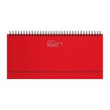 En_planning spiralato 30x14 settimanale rosso 128