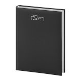 Agenda 2027 15x21 cm giornaliera nero 336 pagine copertina rigida