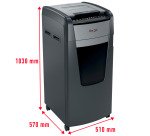 Rexel Shredder Cross Cut P4 Grey 600 Sheets