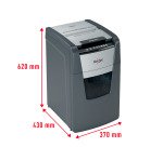 Destructora automática Rexel Optimum AutoFeed 130X de corte en partículas