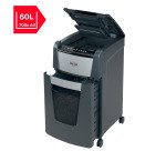Distruggidocumenti Rexel Optimum Autofeed+ 225M, Taglio Micro, Sicurezza P-5, 225 Fogli, 60L