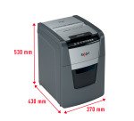 Distruggidocumenti Rexel Optimum Autofeed+ 100M, Taglio Micro, Sicurezza P-5, 100 Fogli, 34L