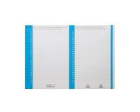 Ruiterstrook Elba Nr 8 138x6mm lateraal blauw