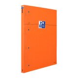 De_oxford bloc-notes perfore orange a4+ grands ca