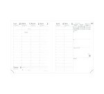 Marlow Agenda settimanale Presidente 2025 Blu Notte 13 mesi 21 x 27 cm
