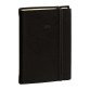 Daily 17 Agenda giornaliera Prestige ML Silk 2025 Nero con elastico 12 mesi 12 x 17 cm