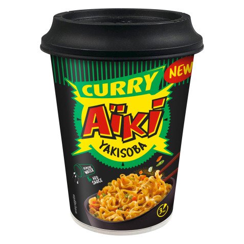 Aiki Noodles Yakisoba curry cup