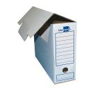 Caja archivo definitivo liderpapel 325g/m2 folio prolongado 388x275x116mm ecouse carton 100% reciclado