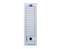 Caja archivo definitivo liderpapel ecouse carton 100% reciclado folio 365x251x100mm 340g/m2