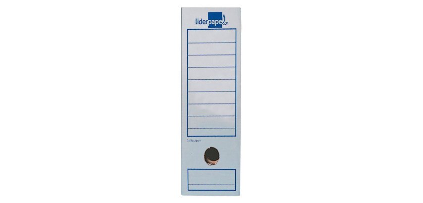 Caja archivo definitivo liderpapel 325g/m2 folio prolongado 388x275x116mm ecouse carton 100% reciclado