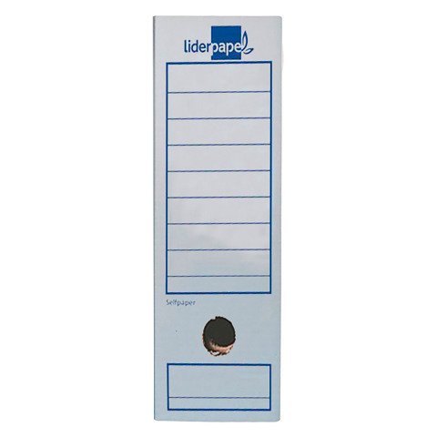 Caja archivo definitivo liderpapel 325g/m2 folio prolongado 388x275x116mm ecouse carton 100% reciclado