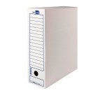 Caja archivo definitivo liderpapel ecouse carton 100% reciclado folio 365x251x100mm 340g/m2