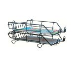 Bandeja sobremesa metálica 219 negra 340x240 mm