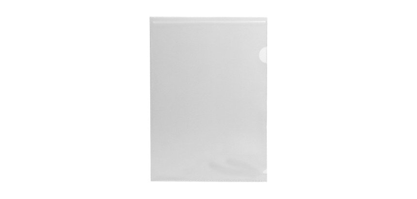 Carpeta Liderpapel dossier uñero 44004 polipropileno A4 incolora 180 micras