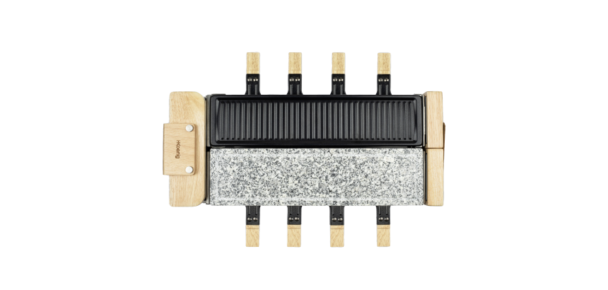 Appareil à raclette rotatif 8 personnes H. Koenig WOD360