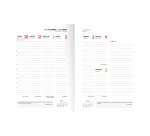 Agenda semana vista 15x21 cm Paris negro