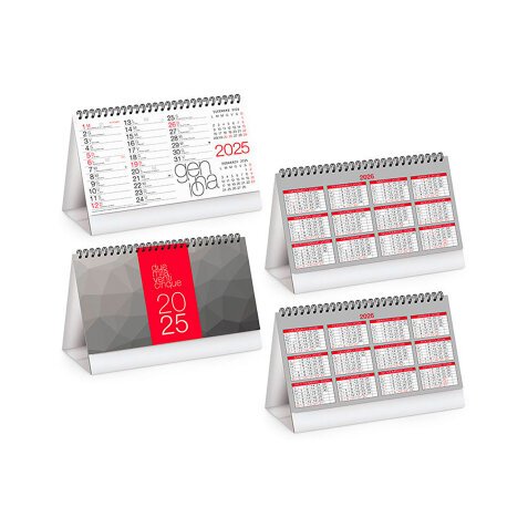 Calendario mensile da tavolo 19x14,5 cm