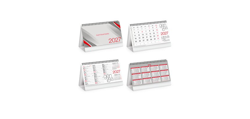 Calendario mensile da tavolo 19x14,5 cm
