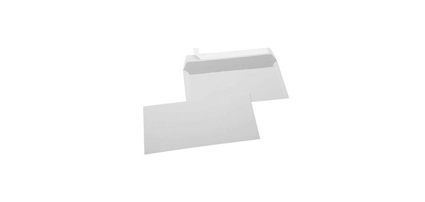 Sobre liderpapel n 5 blanco americano 115x225 mm tira de silicona paquete de 25 unidades