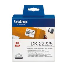 Etiquette papier continu 38 mm x 30,48 m Brother DK22225