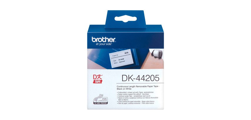 Etiquette papier continu 62 mm x 30,48 m Brother DK44205