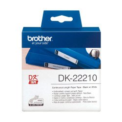 Etiquette papier continu 29 mm x 30,48 m Brother DK22210