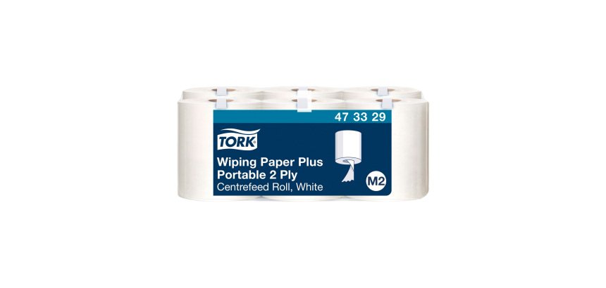 Bobine d'essuyage à dévidage central Tork M2 - Colis de 6