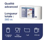 Mini bobine d'esuyage à dévidage central Tork M1 - Longueur 120 m - Lot de 3