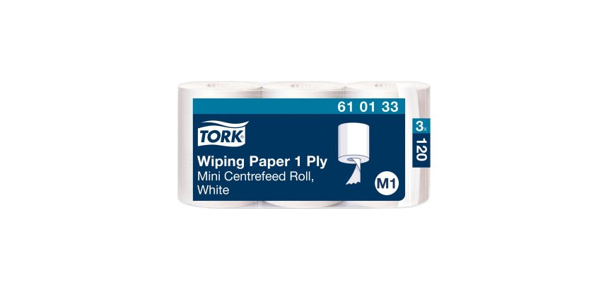 Mini bobine d'esuyage à dévidage central Tork M1 - Longueur 120 m - Lot de 3