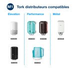 Mini bobine d'esuyage à dévidage central Tork M1 - Longueur 120 m - Lot de 3