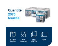 Rollenhandtuchspender Tork M2 - Packung mit 6
