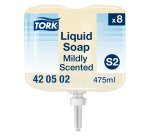 Savon liquide senteur douce Tork, pour distributeur S2 - Cartouche de 475 ml