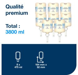 Savon liquide senteur douce Tork, pour distributeur S2 - Cartouche de 475 ml