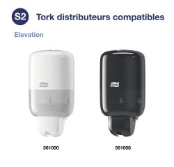 Savon liquide senteur douce Tork, pour distributeur S2 - Cartouche de 475 ml