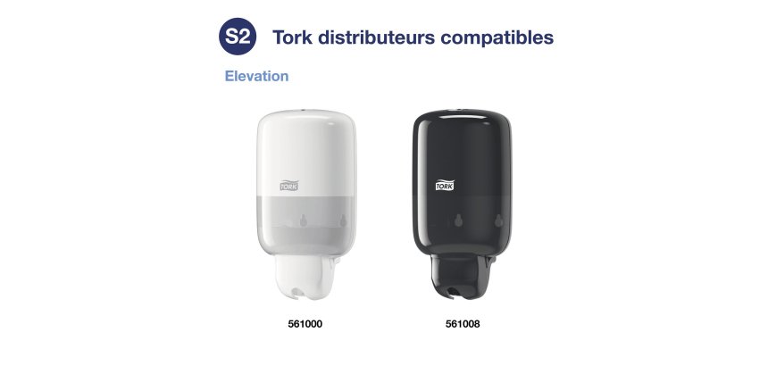 Vloeibare handzeep Tork S2 420502 zacht en geparfumeerd lichtgeel 475 ml