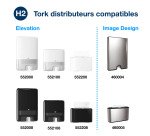 Essuie-mains ipliage enchevêtré Tork Advanced H2 - Colis de 3780