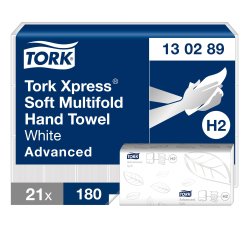 Essuie-mains ipliage enchevêtré Tork Advanced H2 - Colis de 3780